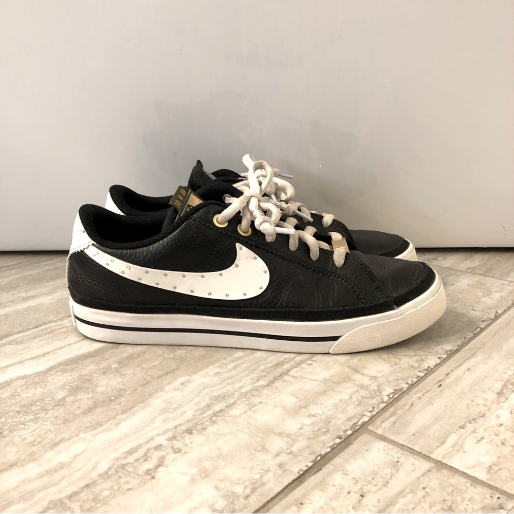 Nike Court Legacy Serena Williams Design Crew Black Women's Size 8